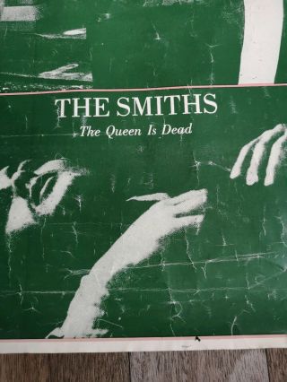 THE SMITHS - THE QUEEN IS DEAD - ON TOUR - 1980s Retail Promo Poster 3