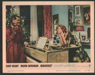 Indiscreet Lobby Card (veryfine) 1958 Cary Grant Movie Poster Art 1027