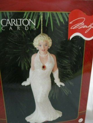 1996 Carlton Cards 70th Birthday Marilyn Monroe Limited Edition Ornament N/w Box