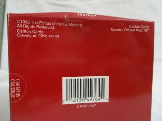1996 Carlton Cards 70th Birthday Marilyn Monroe Limited Edition Ornament N/w box 5