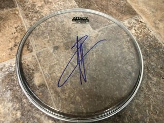 Scott Stapp Creed Signed Autographed 10 Inch Drumhead Higher Arms Wide Open