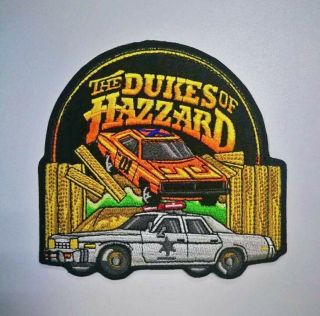 The Dukes Of Hazzard Embroidered Patch General Lee Car 01 Logo Bo Luke Rosco