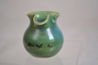 Wj Gordy Pottery Miniature Pitcher Marked Stone Mountain Ga.  Souvenir Southern