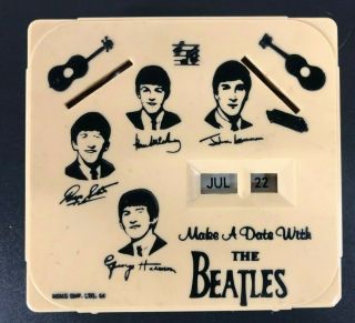 Beatles - " Make A Date With The Beatles " Calendar Bank Nems 1964 - - 1700