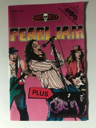 Pearl Jam Soundgarden Hard Rock Comics Comic Book 1993 2nd Print Hard To Find