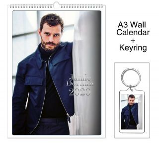 Jamie Dornan 2020 Wall Holiday Calendar,  Keyring