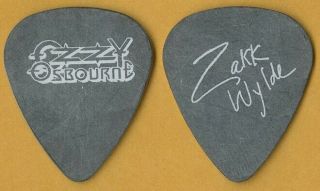 Ozzy Osbourne 1992 No More Tours Concert Tour Zakk Wylde Vintage Guitar Pick