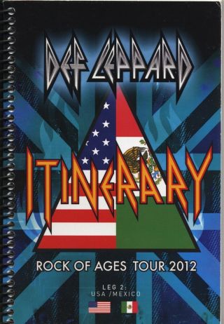 Def Leppard - Tour - Itinerary