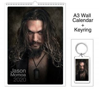 Jason Momoa 2020 Wall Holiday Calendar,  Keyring