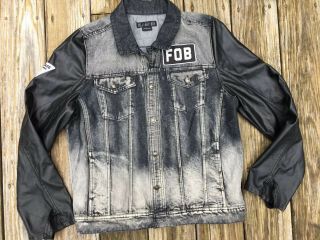Fall Out Boy Young Blood Distressed Jacket Rare Sz M / L Fob Official Merch