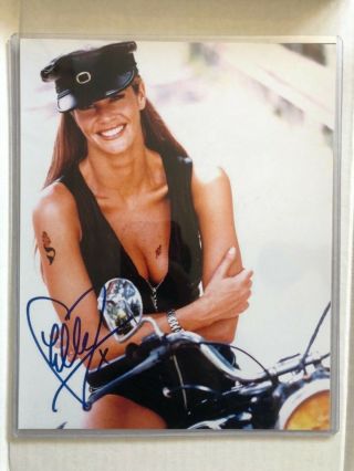 Elle Macpherson Signed Hot And Sexy 8 " X10 " Color Photo Certified With