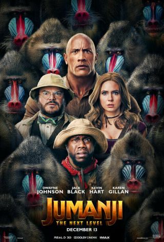 Jumanji The Next Level Movie Poster Double Sided 27x40