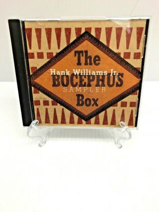 Hank Williams Jr.  The Bocephus Box Sampler Promo Cd Rare Htf Vg,