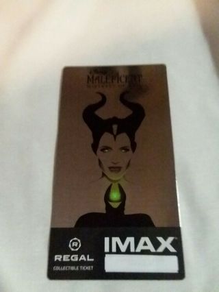 Disney Maleficent Mistress Of Evil Regal Imax Ticket 999 Of 1000 Jolie