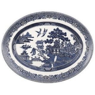 14 " Platter Blue Willow Johnson Brothers