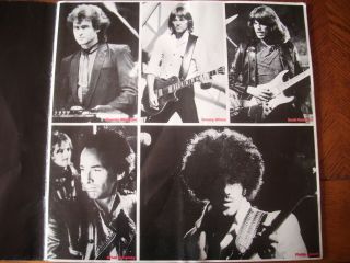 thin lizzy renegade 1981 and 1980 1983 tour programme phil lynott with poster 5