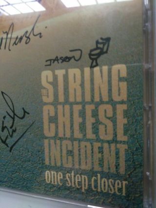 A String Cheese Incident One Step Closer CD/DVD Signed Autographed Not Phish 3