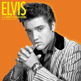 2020 Elvis Presley The King Wall Calendar - 16 Months Starts September 2019