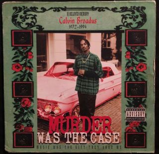 Snoop Dogg {murder Was The Case} Vinyl 1994 Record 1st Pressing Dmd 2193