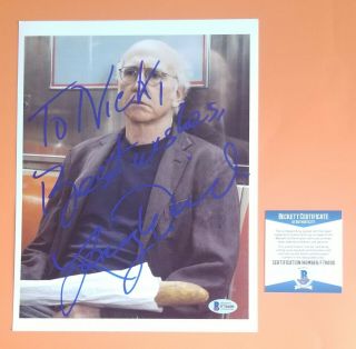 Larry David Signed 8x10 Photo With Bas Psa Jsa Curb Your Enthusiasm Seinfeld