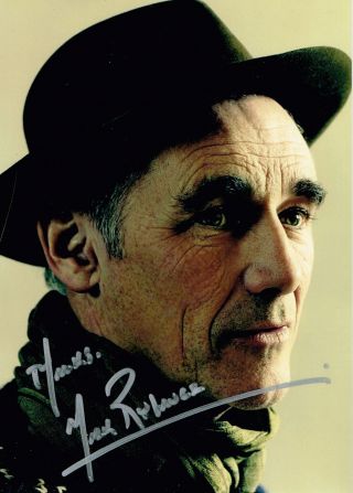 Mark Rylance Hand Signed Autograph Photo Bridge Of Spies Dunkirk Ready Player