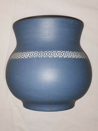 Denver White Pottery Vase,  Medium,  4 1/2 " Hi,  Good Cond.