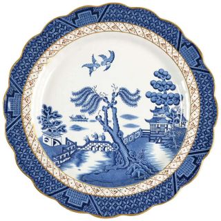 Booths Real Old Willow Blue 10 1/2 " Dinner Plate 6309990