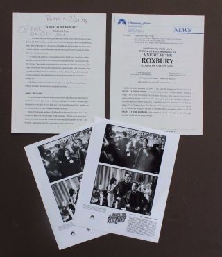 1998 A Night At The Roxbury Movie Promo T.  V.  Film Press Kit / Lobby Card Photos