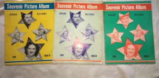 Vintage Grand Ole Opry Souvenir Picture Album Program