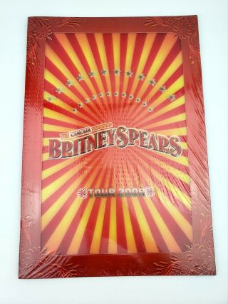 Britney Spears Circus Tour Concert Program Book 2009 Holographic