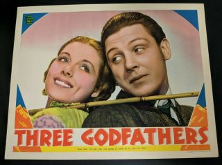 Three Godfathers 1936 Mgm Lobby Card Irene Hervey Very Fine/nm