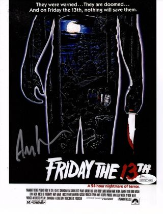 Ari Lehman Autograph 8x10 Photo Friday The 13th Signed Jason Voorhees Jsa 9