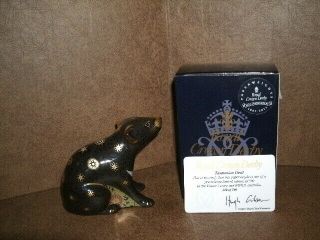 Royal Crown Derby Tasmanian Devil Paperweight & Certificate