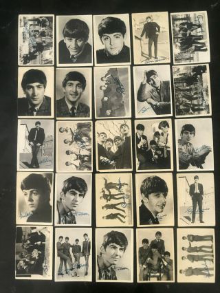 The Beatles Nems British Trading Cards A & Bc Complete First Series Set 1 - 60