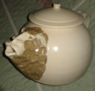Roycroft Pottery Sheep Teapot Signed Janice Mcduffie 6 " Arts & Craft