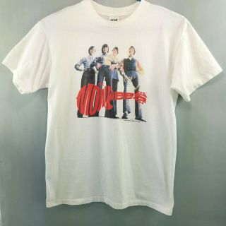 1998 The Monkees T - Shirt Davy Jones Micky Dolenz Peter Tork Rock Band Vintage Lg
