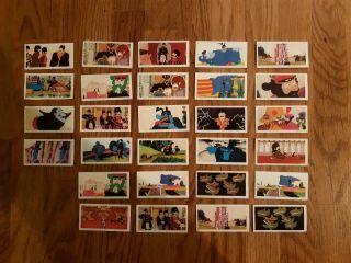 Beatles Primrose Candy Cards From Yellow Submarine 1968 Total 28