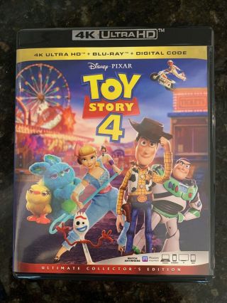 Toy Story 4,  4k Movie Digital Code Only,  From 4k Blu - Ray Disc Set Disney