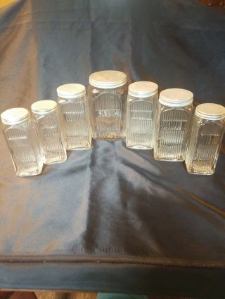 Hoosier Spice Jar Canister Set