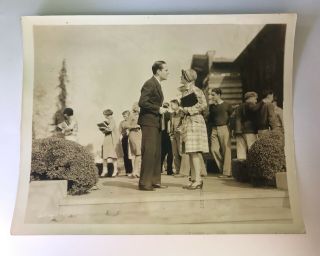 Rare Movie Still Photo Of " The Duke Steps Out " Joan Crawford William Haines 1929