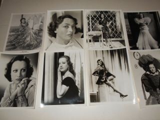 Joan Crawford 8 Publicity Portrait Photos The Women Grand Hotel Gorgeous Hussy