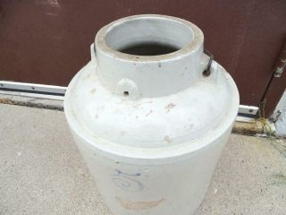 Antique Red Wing Applesauce 5 Gallon Crock Stoneware Large Mouth Vintage Old 3