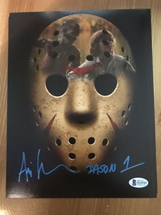 Ari Lehman Autographed Signed Friday The 13th 8x10 Photo Jason Beckett Bas