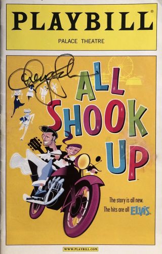 Cheyenne Jackson Signed All Shook Up Broadway Playbill