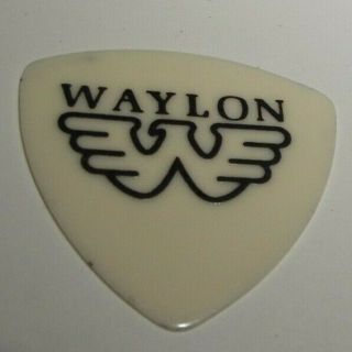 Vintage 1970s - 80s Waylon Jennings Tour Guitar Pick Gpb24