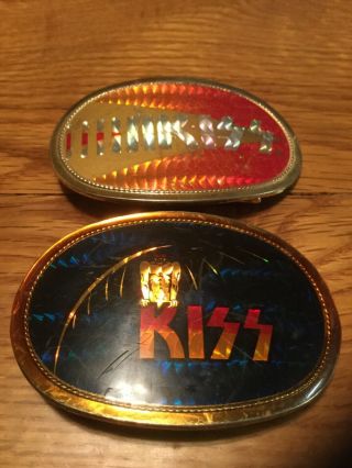 2 Kiss Belt Buckles 1978 Pacifica