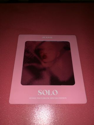 Blackpink Jennie Solo Special Edition Photobook Polaroid Photocard