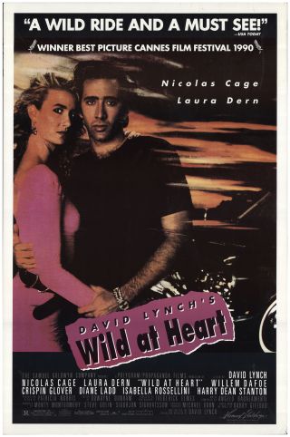 Wild At Heart 1990 27x40 Orig Movie Poster Fff - 71100 Rolled Nicolas Cage
