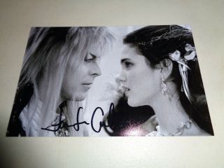 Jennifer Connelly Signed Picture Labyrinth David Bowie Rare Alita Battle Angel