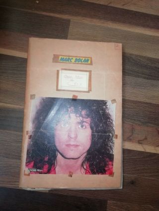 Large Marc Bolan/t.  Rex Scrapbook